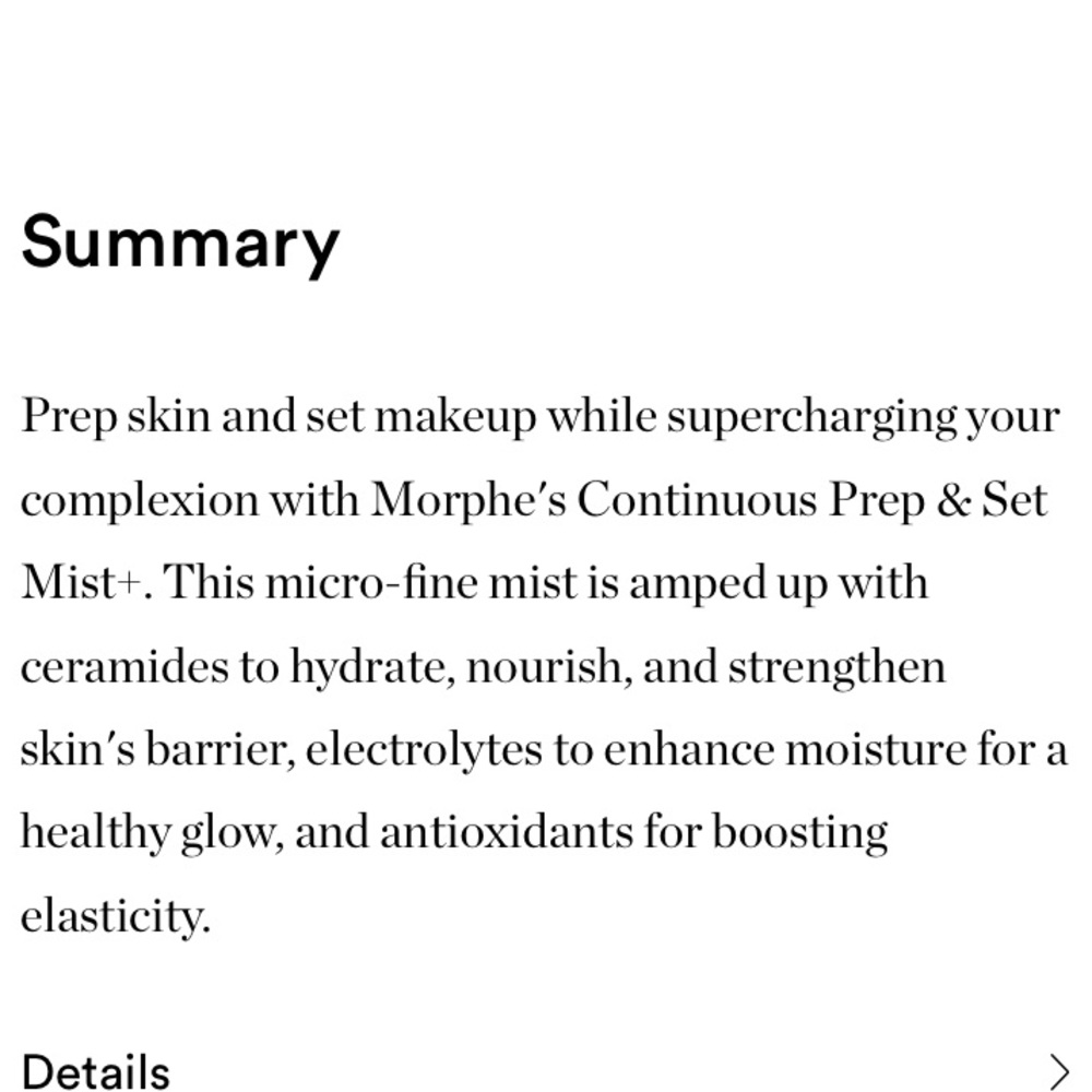 Morphe Mini Continuous Prep & Set Mist+ - Picture 8 of 10